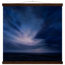 Blue Hour Field: night, horizon and deep blue. Museum-quality fine art poster.