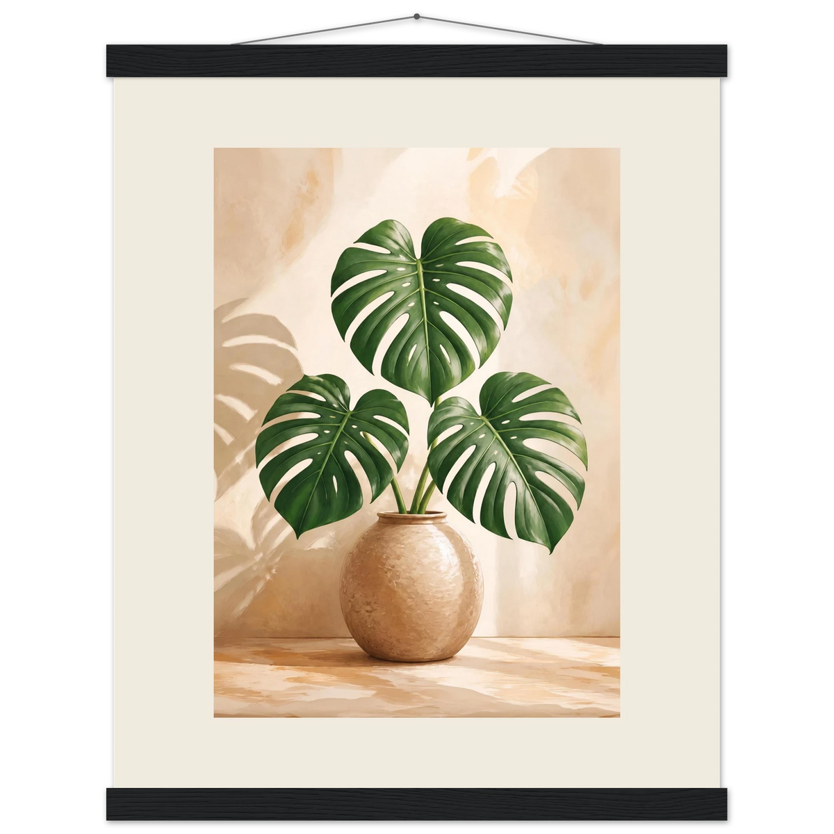 Vessel and Shadow: mediterranean and earth tones. Museum-quality fine art poster.