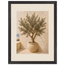 Olive Terrace: landscape and sun. Framed fine art print.