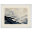 Tidal Ink, sea and coastal landscape. Archival framed fine art print shown framed.