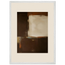 Terracotta Diptych, Panel II of II: two panels, terracotta and cream. Framed fine art print, alternate frame and size.