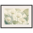 Ivory Lotus Screen: flowers and botanical. Museum-quality framed fine art print.