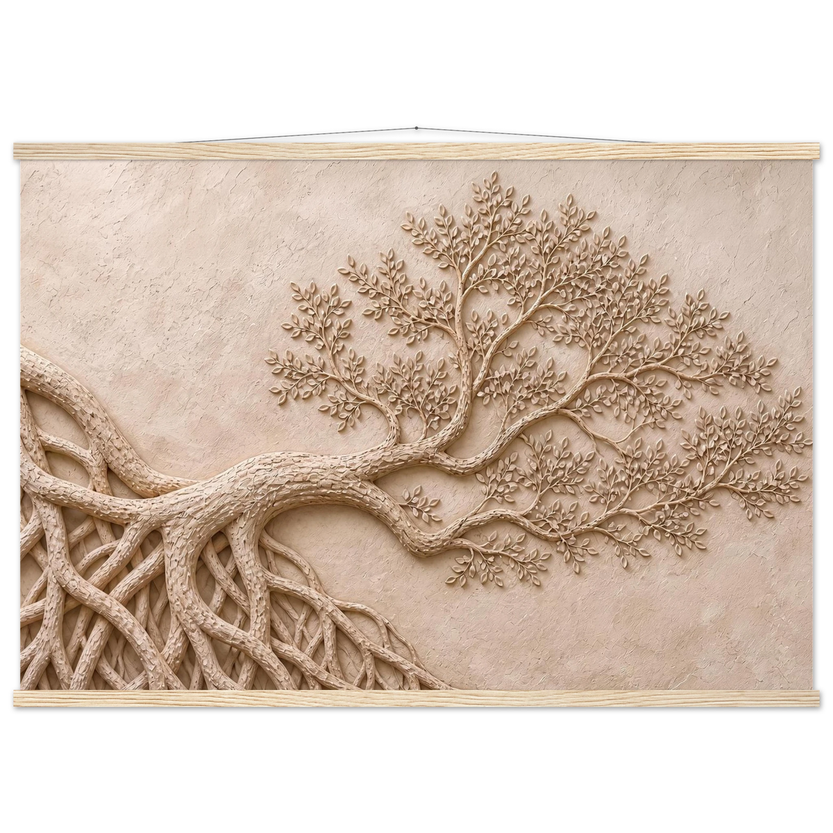 Root Lattice: petra and herbarium. Museum-quality fine art poster.