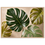 Four Greens: leaves, vivid green and impasto. Framed fine art print by The Light Stays.