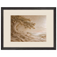Sandstone Dawn: lumen and siena. Framed fine art print.
