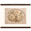 Peonies in Stone: flowers and botanical. Museum-quality fine art poster.