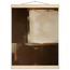 Terracotta Diptych, Panel II of II: two panels, terracotta and cream. Fine art poster.
