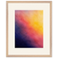 Turquoise and Gold: gradient, night and morning. Framed fine art print by The Light Stays.