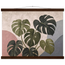 Monstera Sun, botanical and nature. Archival fine art poster shown framed.