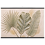 Three Leaves: botanical and nature. Museum-quality fine art poster.