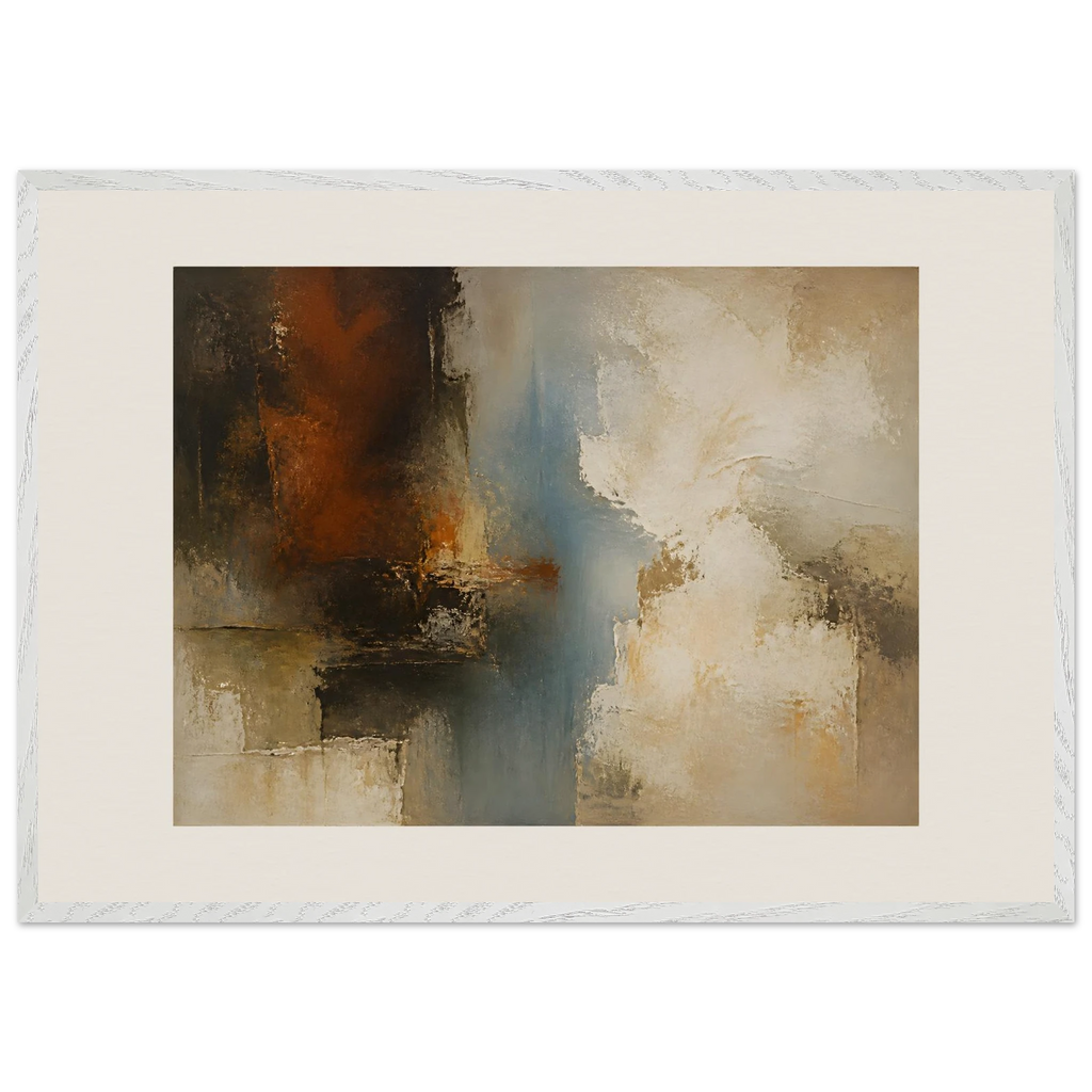 Golden Night, moon and night. Archival framed fine art print shown framed.