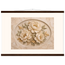 Peonies in Stone: flowers and botanical. Museum-quality fine art poster.