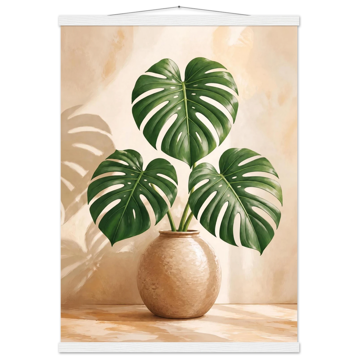 Vessel and Shadow: mediterranean and earth tones. Museum-quality fine art poster.