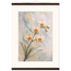 Porcelain Orchid: flowers and botanical. Fine art poster, alternate frame and size.