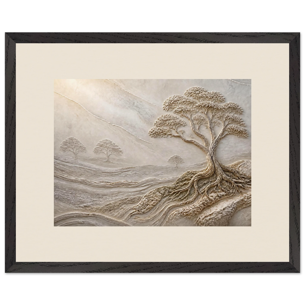 Old Growth: petra and herbarium. Framed fine art print by The Light Stays.
