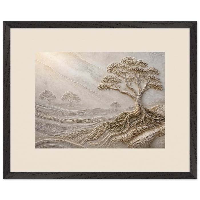 Old Growth: petra and herbarium. Framed fine art print by The Light Stays.