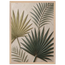Carved Fronds: impasto, leaves and sand tones. Framed fine art print by The Light Stays.