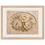 Peonies in Stone, flowers and botanical. Archival framed fine art print shown framed.