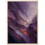 Violet Infinity: moon and night. Museum-quality framed fine art print.