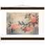 Camellia Birds: flowers and botanical. Fine art poster, alternate frame and size.