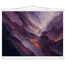 Violet Infinity: moon and night. Fine art poster, alternate frame and size.