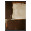 Terracotta Diptych, Panel II of II: two panels, terracotta and cream. Fine art poster, alternate frame and size.