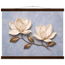 Bronze Magnolia, flowers and botanical. Archival fine art poster shown framed.