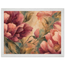 Crimson Peonies: flowers and botanical. Framed fine art print by The Light Stays.