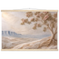 Cliffside Bloom: petra and flora. Fine art poster by The Light Stays.