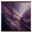 Violet Infinity, moon and night. Archival fine art poster shown framed.