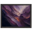 Violet Infinity: moon and night. Museum-quality framed fine art print.