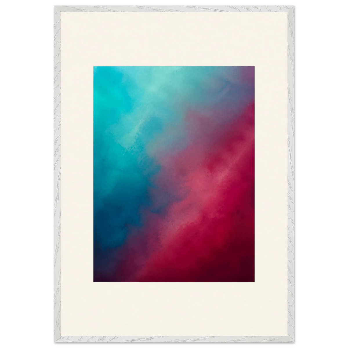 Wine Hour: gradient, dusk and deep color. Framed fine art print by The Light Stays.