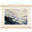 Tidal Ink: sea and coastal landscape. Fine art poster.