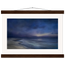 Blue Hour Shore, sea and coastal landscape. Archival fine art poster shown framed.