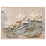 Lotus Current: flowers and botanical. Framed fine art print, alternate frame and size.