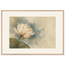 First Lotus Light: flowers and botanical. Framed fine art print by The Light Stays.