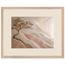 Stone Dawn: petra and siena. Framed fine art print, alternate frame and size.