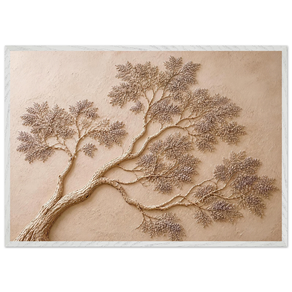 Lilac Reach: petra and flora. Museum-quality framed fine art print.