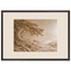 Sandstone Dawn: lumen and siena. Museum-quality framed fine art print.