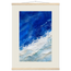 Cobalt Foam: abstract, cobalt and sea foam. Museum-quality fine art poster.