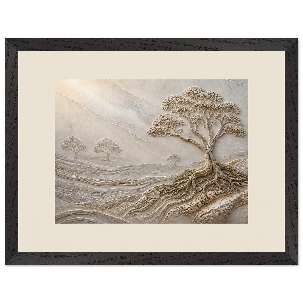 Old Growth: petra and herbarium. Framed fine art print.