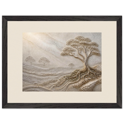 Old Growth: petra and herbarium. Framed fine art print.
