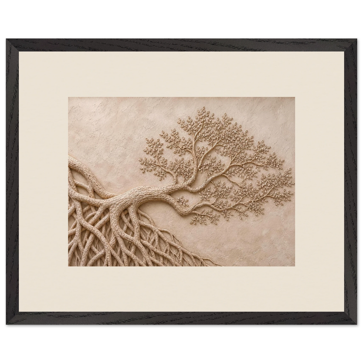 Root Lattice: petra and herbarium. Framed fine art print by The Light Stays.