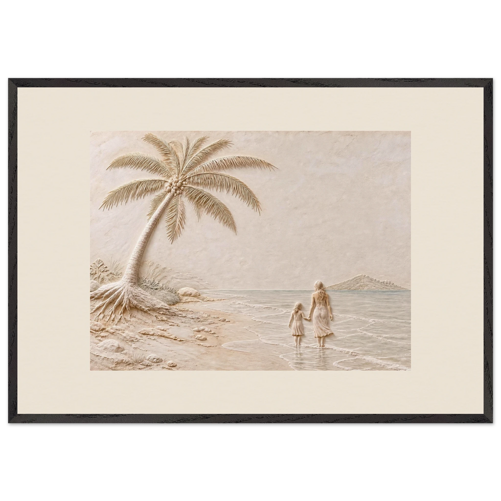 First Tide: sea and coastal landscape. Framed fine art print by The Light Stays.