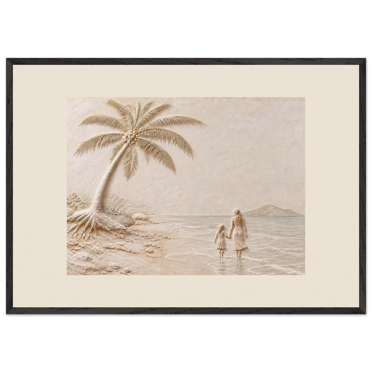 First Tide: sea and coastal landscape. Framed fine art print by The Light Stays.