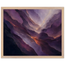 Violet Infinity, moon and night. Archival framed fine art print shown framed.