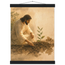 Mist Chrysanthemum: flowers and botanical. Fine art poster, alternate frame and size.
