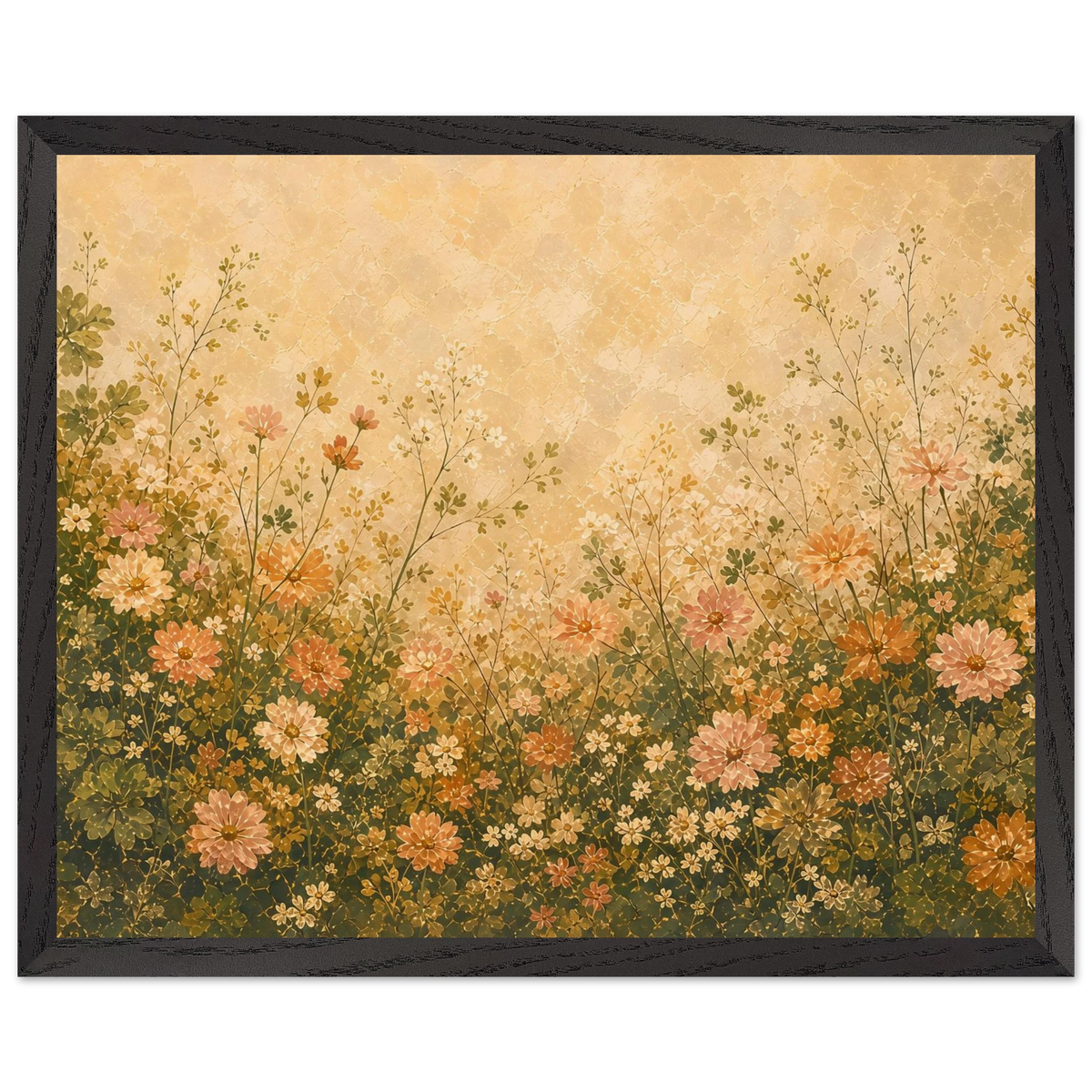 Petal Garden: flowers, botanical and abundance. Framed fine art print by The Light Stays.