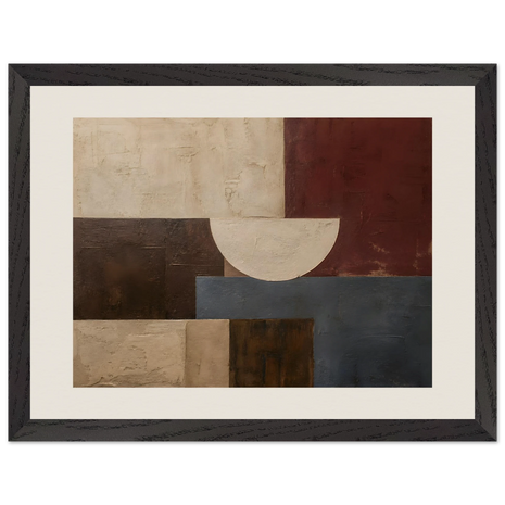 Blocos de Vinho, quadro abstrato emoldurado da The Light Stays.