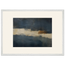 Ivory Crossing: abstract, ivory and serene lines. Framed fine art print, alternate frame and size.